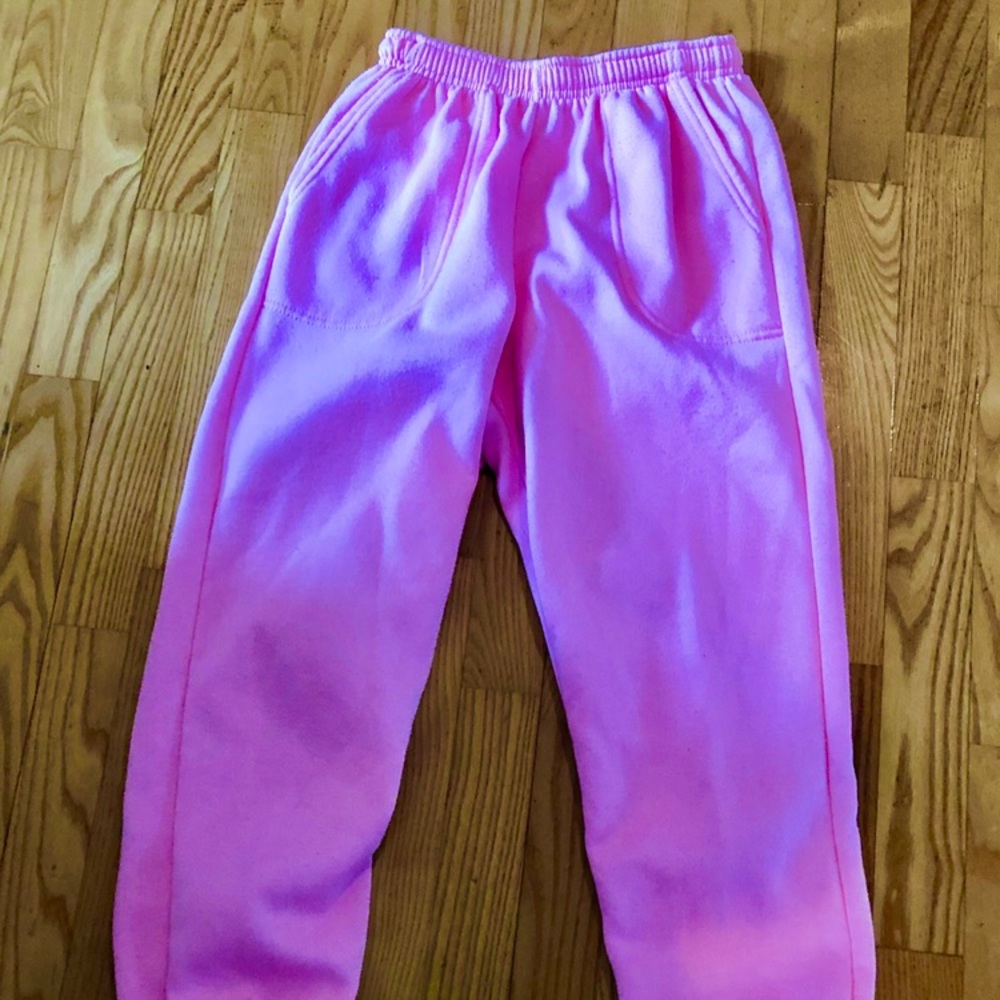 Pink sweats